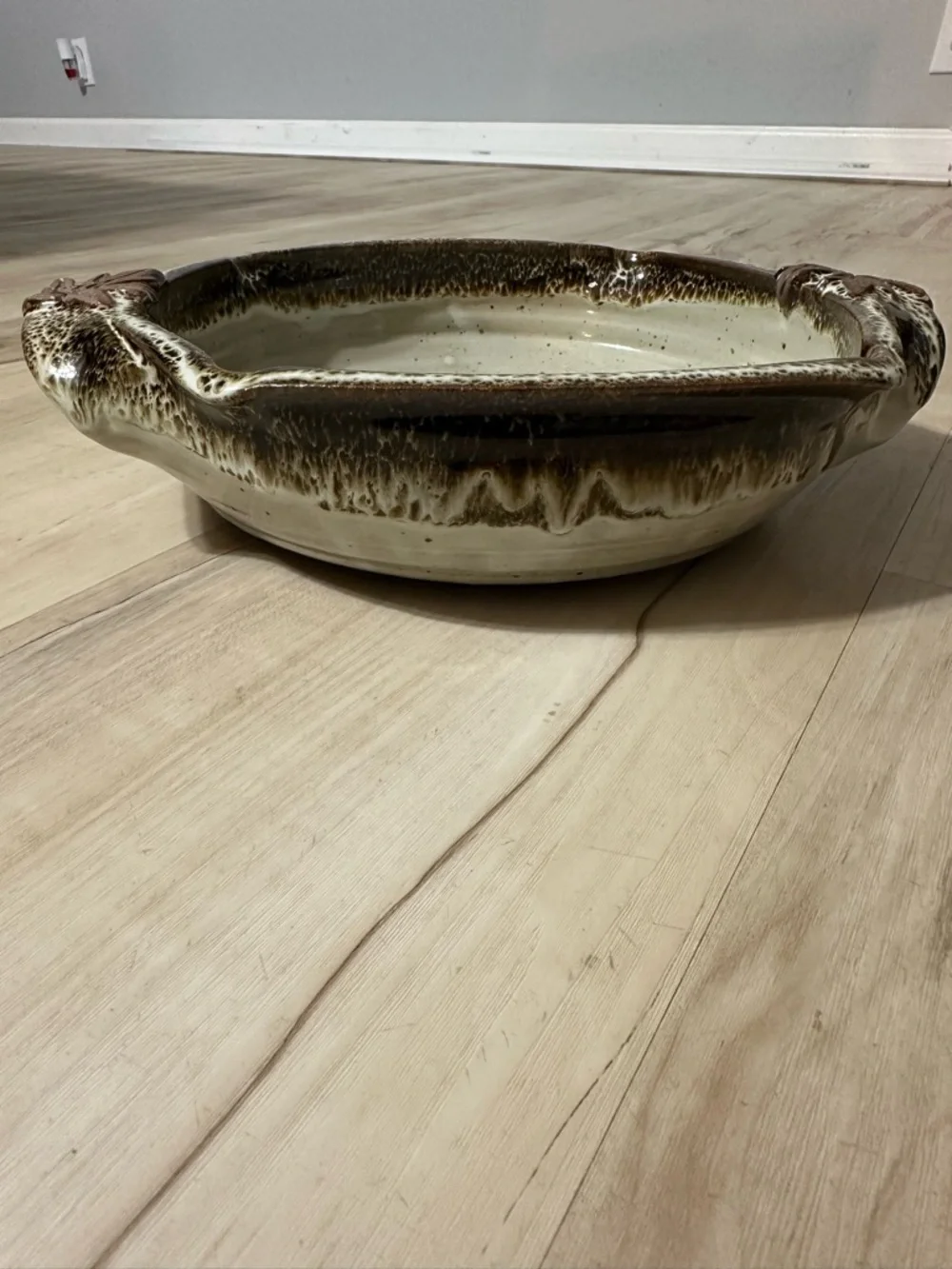 Alewine Pottery Leaf Baker Large Handthrown Ceramic‎ Pottery Baking Dish Artisan